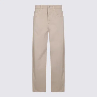 Brunello Cucinelli White Cotton Jeans