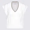 Brunello Cucinelli White Cotton Knitwear In White