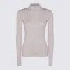 Brunello Cucinelli White Cotton Knitwear