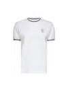 Brunello Cucinelli White Cotton Logo T-shirt