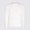 Brunello Cucinelli Ribbed Long Sleeve Polo Shirt In Panama+nebbia