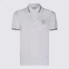 Brunello Cucinelli Tennis Logo-polo Shirt In White