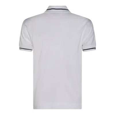 BRUNELLO CUCINELLI WHITE POLO SHIRT WITH LOGO PRINTED ON THE FRONT IN COTTON JERSEY WOMAN