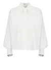 Brunello Cucinelli Monile Shirt Shirt And Blouse In White