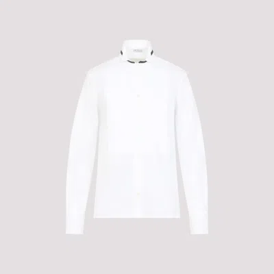 Brunello Cucinelli White Cotton Shirt