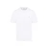 Brunello Cucinelli Chest Logo Cotton Crewneck T-shirt In White