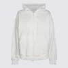 Brunello Cucinelli White Cotton Sweatshirt In Beige