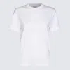 BRUNELLO CUCINELLI WHITE COTTON T-SHIRT