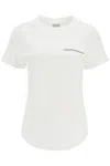 Brunello Cucinelli Women's T-shirt In Bianco (white)