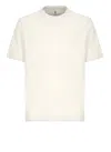 Brunello Cucinelli White Cotton T-shirt In Neutral