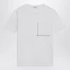 Brunello Cucinelli White Cotton T-shirt With Shiny Pocket Women