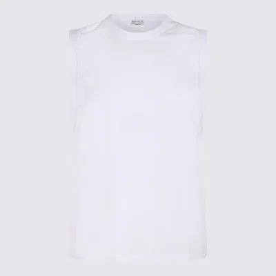 Brunello Cucinelli White Cotton Top
