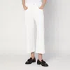 Brunello Cucinelli White Cotton Trousers
