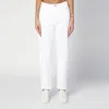 Brunello Cucinelli White Cotton Trousers In White