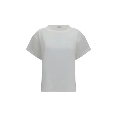 Brunello Cucinelli White Cotton T-shirt