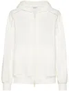 Brunello Cucinelli Monili-embellished Hoodie In White
