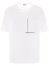 Brunello Cucinelli White Crew Neck T-shirt In White