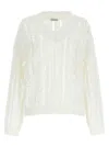 Brunello Cucinelli Crochet Sweater Sweaters And Cardigans In White