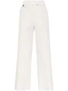Brunello Cucinelli White Cropped Chinos With Pockets