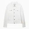 Brunello Cucinelli Slim-fit Denim Jacket In White