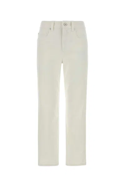 Brunello Cucinelli White Denim Jeans