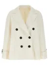 Brunello Cucinelli Double-breasted Blazer Blazer And Suits White In White