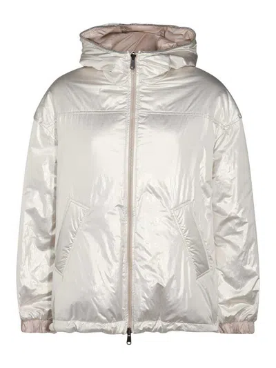 BRUNELLO CUCINELLI CHAQUETA ALCOCHADA - GRIS