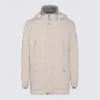 Brunello Cucinelli Coats Blacks And Greys In Neutral