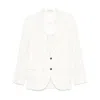 Brunello Cucinelli Men Deconstructed Blazer In White