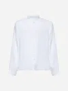 Brunello Cucinelli White Linen Easy Fit Shirt