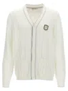Brunello Cucinelli Man Cardigan White Size Xl Cotton In White