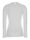 Brunello Cucinelli White Long-sleeve Top With Monile Detail