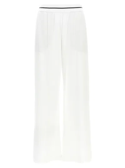 BRUNELLO CUCINELLI WHITE LOOSE LEG JOGGERS
