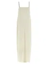 Brunello Cucinelli Strappy Dress With Slit In Back In White