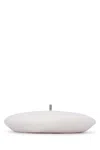 Brunello Cucinelli White Monili-embellished Beret Hat In White