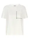 Brunello Cucinelli Monile Crew Neck Pocket T-shirt In White