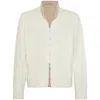 Brunello Cucinelli Reversible Leather Bomber Jacket