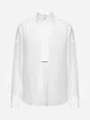Brunello Cucinelli White Organza Monili Shirt