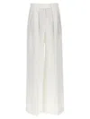 Brunello Cucinelli White Palazzo Pants In White
