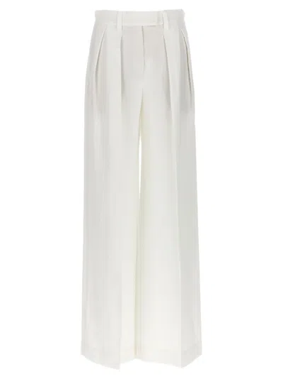 Brunello Cucinelli White Palazzo Pants