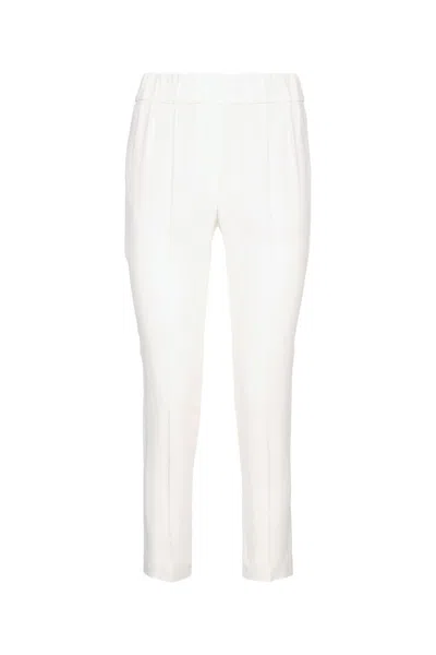 BRUNELLO CUCINELLI WHITE PANT