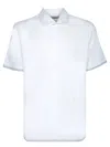 Brunello Cucinelli White Piquã© Polo Shirt In White