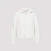 Brunello Cucinelli Wide Collar Ribbed Knit Sweater In White
