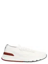Brunello Cucinelli Leather Low-top Sneakers In White