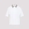 Brunello Cucinelli Short-sleeved Polo T-shirt In White
