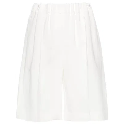 BRUNELLO CUCINELLI WHITE SHORTS
