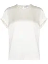 Brunello Cucinelli Women's Silk Top In White