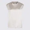 Brunello Cucinelli Silk Satin Top