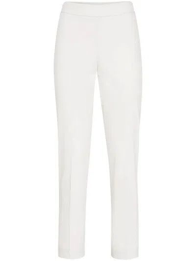 BRUNELLO CUCINELLI BRUNELLO CUCINELLI WHITE SKINNY PANTS