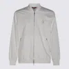 Brunello Cucinelli Ribbed Long Sleeve Sweatshirt In Gray